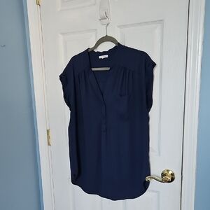 Pleione Deep Blue Women's Blouse